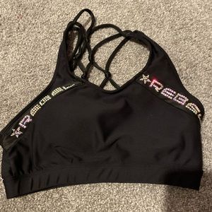 AXS rebel athletic sports bra I hand stoned myself